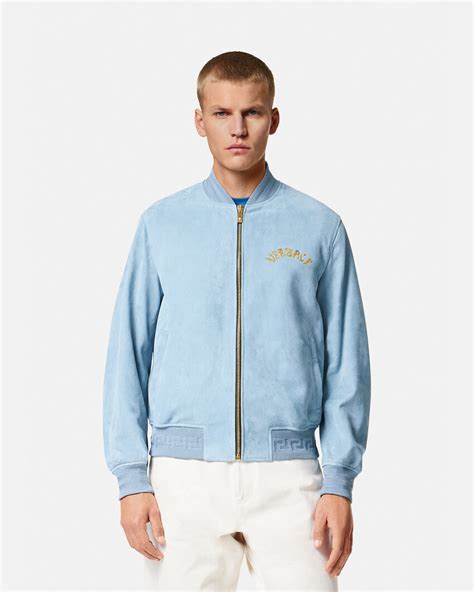 versace suede jacket